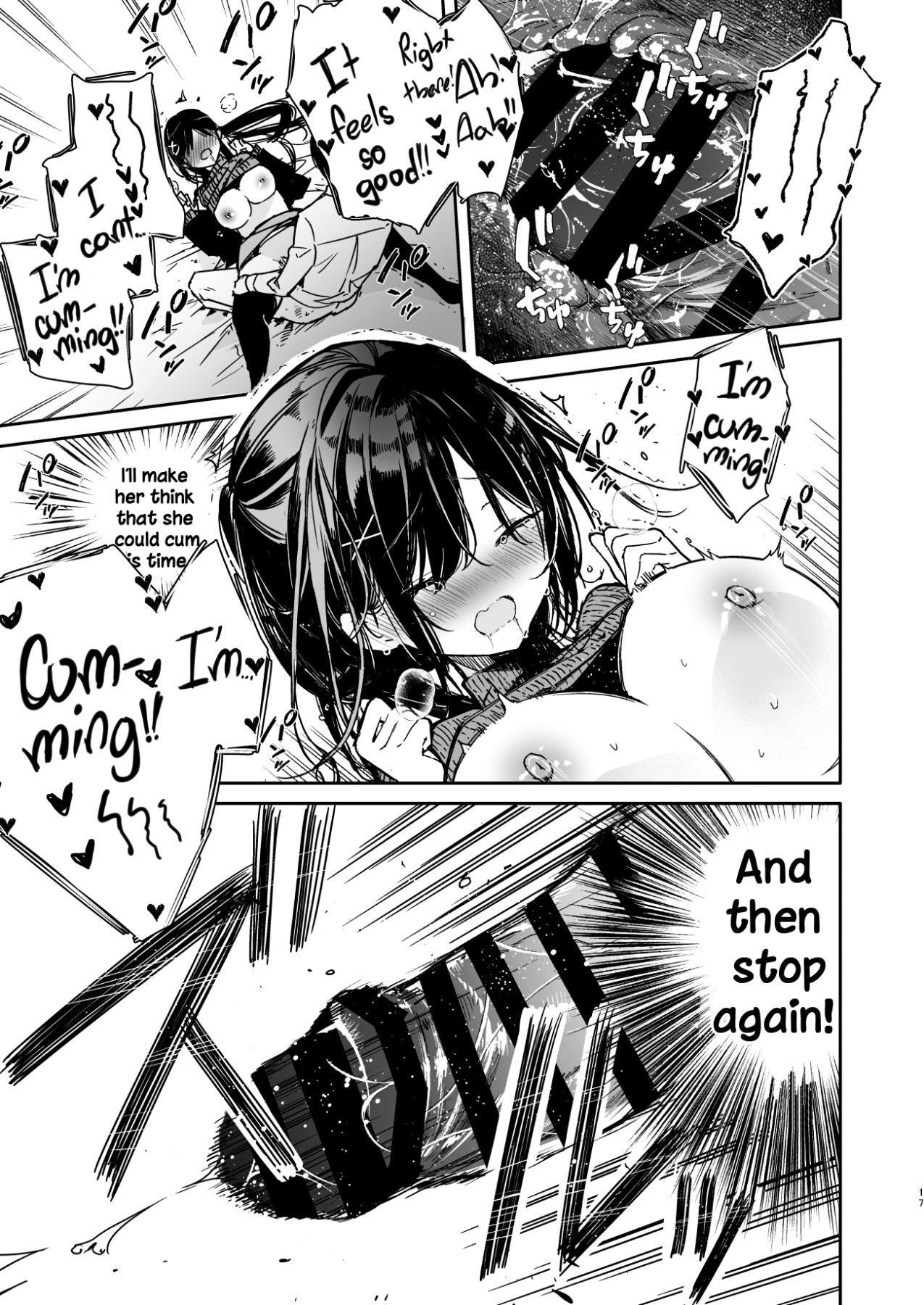 Hentai Manga Comic-Lewd Stopping and Starting Teasing With Senpai-Read-15